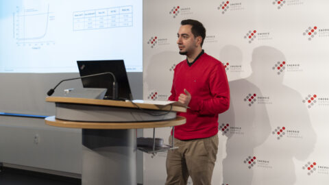 Towards entry "From lab cells to a 1 cm² world record: Congratulations to Aral on winning the EnCN Energiepreis 2025 for his MSc thesis!"